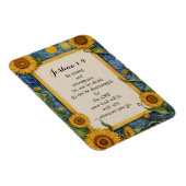 Joshua 1:9 Bibelverse Art Magnet (Rechte Seite)