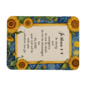 Joshua 1:9 Bibelverse Art Magnet (Horizontal)
