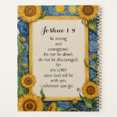 Joshua 1:9 Bibelverse Art Planer (Rückseite)