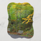 Joshua 1:9 Bibelverse Christliche Schrift Einladung (Vorne/Hinten)