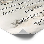 Joshua 1:9 Bibelverse Förderung Christlich Poster (Ecke)