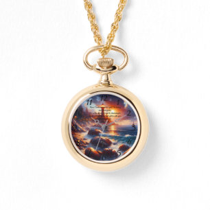 Joshua 1:9:Christliches Gebet des Glaubens Armbanduhr