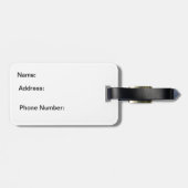 Joshua 1:9 Der Herr, dein Gott, ist bei dir.. Gepäckanhänger (Rückseite horizontal)