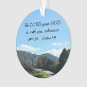 Joshua 1:9 Der Herr, euer Gott, ist bei euch Ornament (Vorderseite)