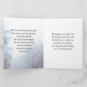 Joshua 1:9 Der Herr ist bei dir, wohin du auch geh Karte (Innenseite)