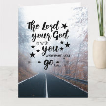 Joshua 1:9 Der Herr ist bei dir, wohin du auch geh