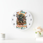 Joshua 1:9 große wanduhr (Zuhause)