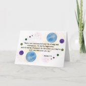 Joshua 1:9 karte (Vorderseite)