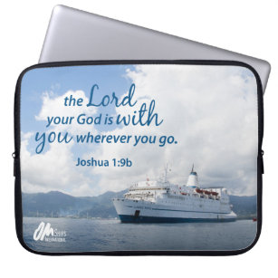Joshua-1:9 Laptop-Hülse Laptopschutzhülle