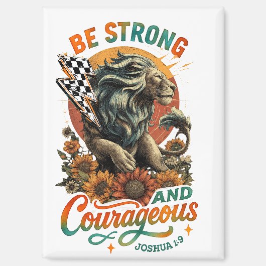 Joshua 1:9 magnet (Vorderseite)