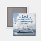 Joshua 1:9 Magnet (Vorderseite/Rückseite)