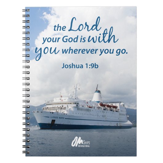 Joshua-1:9 Notizbuch Notizblock (Vorderseite)