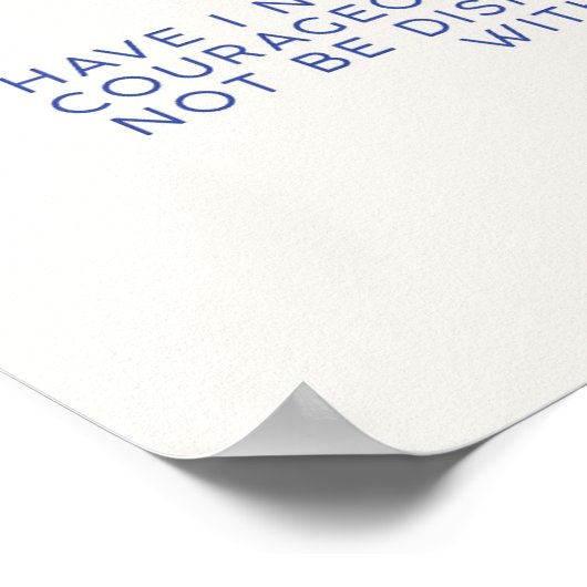 Joshua 1:9 poster (Ecke)