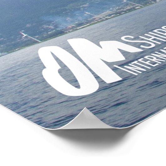 Joshua 1:9 Print Poster (Ecke)