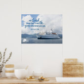 Joshua 1:9 Print Poster (Küche)