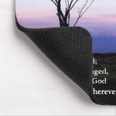 Joshua-1:9 Schrift Mousepad (Ecke)