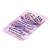 Joshua 1 9 Sei stark Bibelbibliotheken Verse Magnet (Linke Seite)