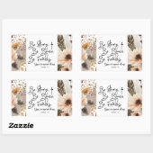 Joshua 1 9 sei stark, sei tapfer Bibelverse Rechteckiger Aufkleber (Blatt)