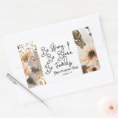 Joshua 1 9 sei stark, sei tapfer Bibelverse Rechteckiger Aufkleber (Umschlag)