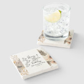 Joshua 1 9 sei stark, sei tapfer Bibelverse Steinuntersetzer (Seitenansicht)