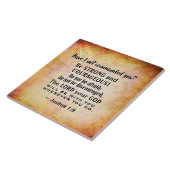 Joshua 1:9 Sei stark und mutig, Bibelverse Fliese (Seite)