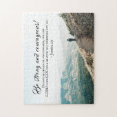 Joshua 1:9 Sei stark und mutig, Bibelverse Puzzle (Vertikal)