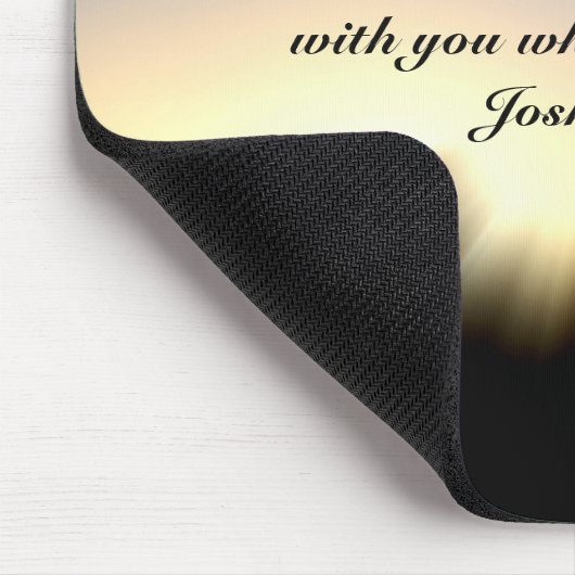 Joshua 1:9 Sei stark und mutig Mousepad (Ecke)
