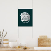 Joshua 1: 9 Sei stark und mutig Poster (Küche)