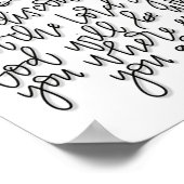 Joshua 1:9 - Sei stark und mutig - Poster (Ecke)