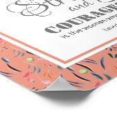 Joshua 1:9 | STARK UND MUTIG Poster (Ecke)