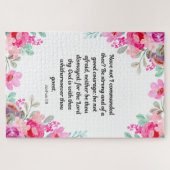 Joshua 1:9 - Starke und gute Courage Puzzle (Horizontal)