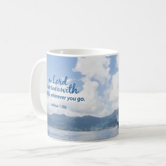 Joshua-1:9 Tasse (Vorderseite Links)