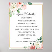 Joshua 1 9 Taufgeld Poster (Vorne)