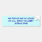 Joshua-21:15 Autoaufkleber (Vorne)