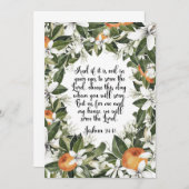 Joshua 24:15 Aquarell-Bibelkarte (Vorne/Hinten)