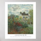 Joshua 24:15 Bible Verse Poster (Vorne)