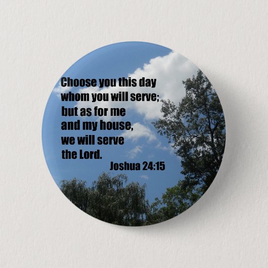 Joshua 24:15 button (Vorderseite)