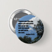 Joshua 24:15 button (Vorne & Hinten)