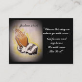 Joshua 24:15 "Choose This Day" Visitenkarte (Vorderseite)