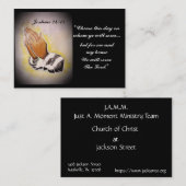 Joshua 24:15 "Choose This Day" Visitenkarte (Vorne/Hinten)