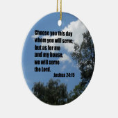 Joshua 24:15 keramikornament (Rechts)