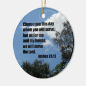 Joshua 24:15 keramikornament (Links)