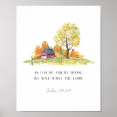 Joshua 24:15 poster (Vorne)