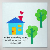 Joshua 24:15 poster (Vorne)