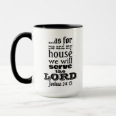 Joshua 24:15 Tasse zum Vater (Links)
