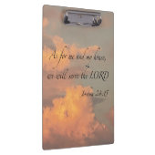 Joshua 24:15 Was mich betrifft und... Zwischenabla Klemmbrett (Rechts)