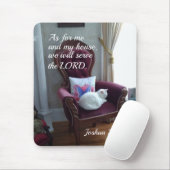 Joshua 24:15 Was mich und mein Haus betrifft, werd Mousepad (Mit Mouse)