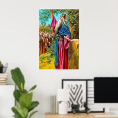 Joshua 24:16-28 Israel verspricht Gott zu dienen Poster (Heimbüro)