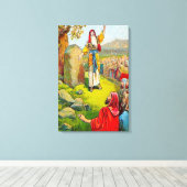 Joshua 24:1-15 Joshuas Abschiedszeit-Leinwand Leinwanddruck (Insitu (Holzboden))