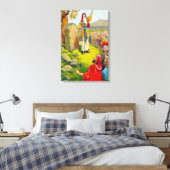 Joshua 24:1-15 Joshuas Abschiedszeit-Leinwand Leinwanddruck (Insitu (Schlafzimmer))